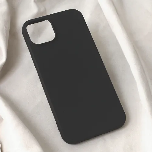 Futrola - maska Teracell Soft Velvet za iPhone 15 Plus 6.7 crna.