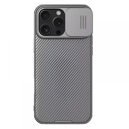 Futrola - maska Nillkin CamShield Pro za iPhone 16 Pro Max 6.9 siva.