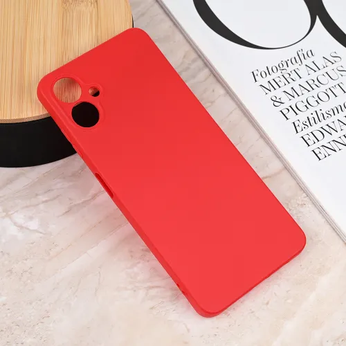 Futrola - maska Teracell Giulietta za Samsung A065F Galaxy A06 mat crvena.