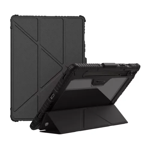 Futrola - maska Nillkin Bumper Leather Pro za Samsung X710 Galaxy Tab S9 crna.