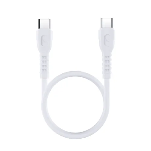 USB Data kabl Remax Ledy PD 65W Fast Charging RC-C022 C-C beli 0.3m.