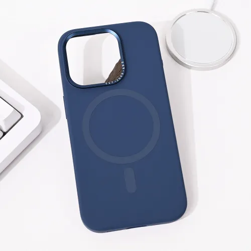 Futrola - maska Magsafe Pure Plus za iPhone 14 Pro 6.1 plava.