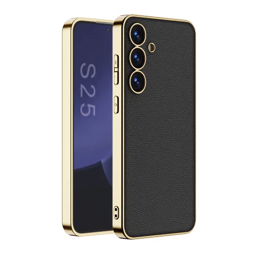 Futrola - maska S GOLD LINE za Samsung S931 Galaxy S25 5G crna (GKK case) (MS).