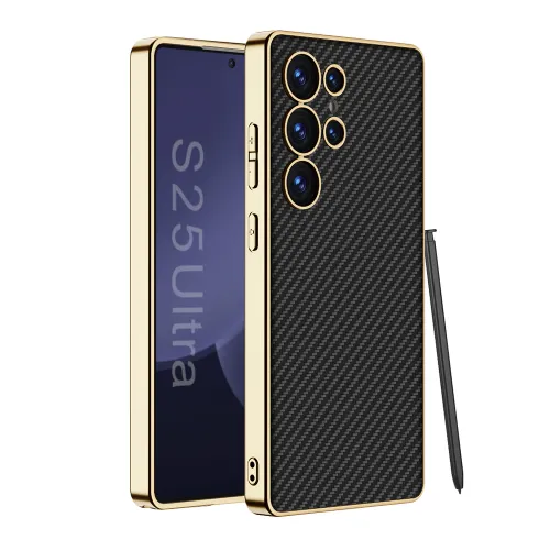 Futrola - maska S GOLD LINE za Samsung S938 Galaxy S25 Ultra 5G karbon (GKK case) (MS).