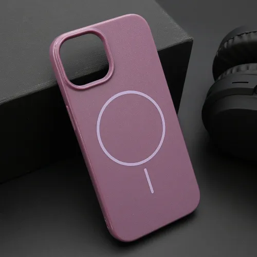 Futrola - maska JELLY MagSafe za iPhone 15 (6.1) ljubicasta (MS).