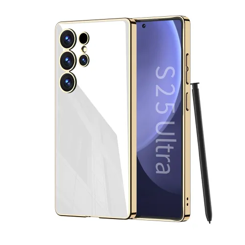 Futrola - maska S MIRROR za Samsung S938 Galaxy S25 Ultra 5G bela (GKK case) (MS).