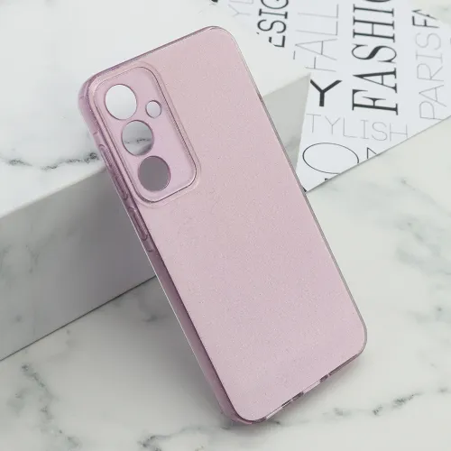 Futrola - maska GLOW SHINING za Samsung A356B Galaxy A35 5G roze (MS).
