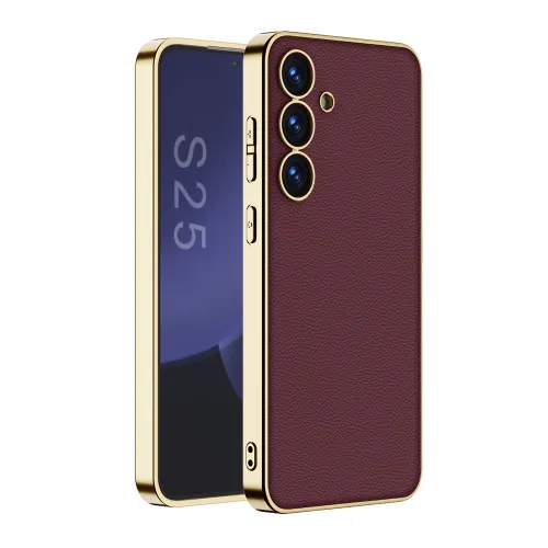 Futrola - maska S GOLD LINE za Samsung S931 Galaxy S25 5G crvena (GKK case) (MS).