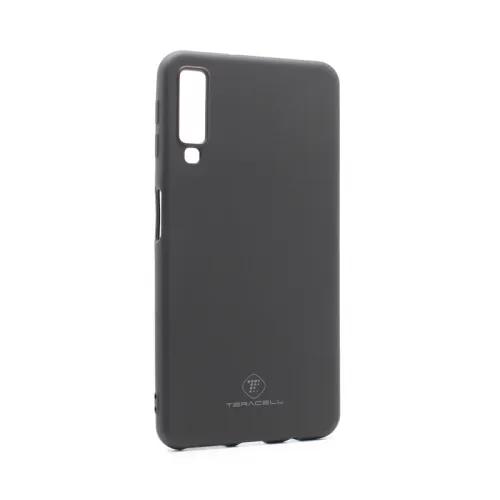 Futrola - maska Teracell Giulietta za Samsung A750FN Galaxy A7 2018 mat crna.