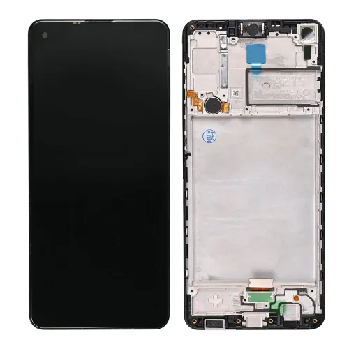 LCD ekran / displej za Samsung A217/Galaxy A21s (GH82-22988A) + touchscreen + frame Black Full Original SP.