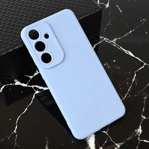 Futrola - maska Teracell Giulietta za Samsung S936 Galaxy S25 Plus mat svetlo plava.
