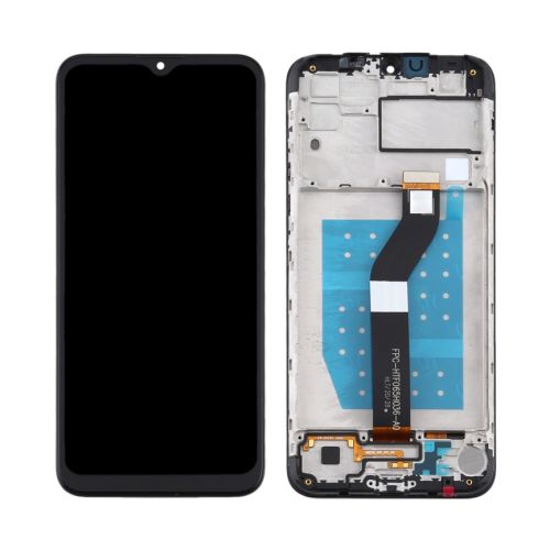 LCD ekran / displej za Motorola Moto G8 Power Lite + touchscreen + frame Black CHO.