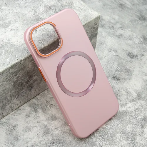 Futrola - maska PRO CASES MagSafe za iPhone 15 (6.1) roze (MS).