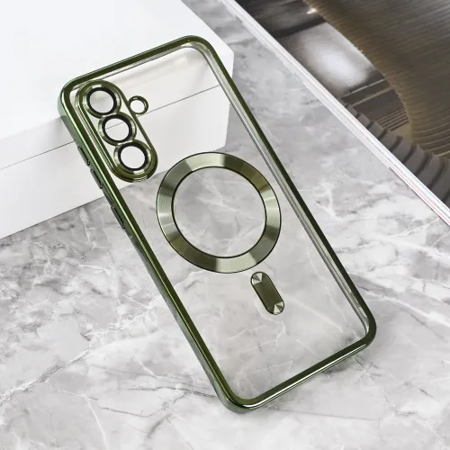 Futrola - maska Magsafe Lux za Samsung A366 Galaxy A36 5G zelena.