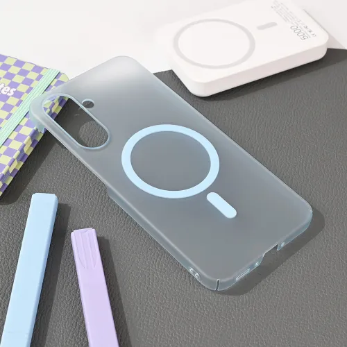 Futrola - maska Magsafe mat PC za Samsung A566 Galaxy A56 5G plava.