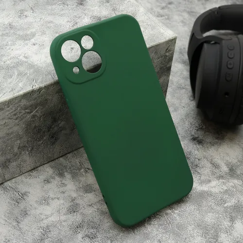 Futrola - maska VELVET TOUCH za iPhone 13 (6.1) tamno zelena (MS).