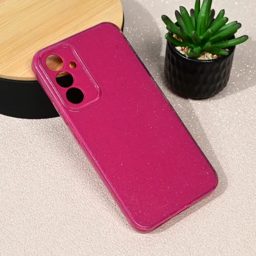 Futrola - maska Sparkle Dust za Samsung A546B Galaxy A54 5G tamno pink.