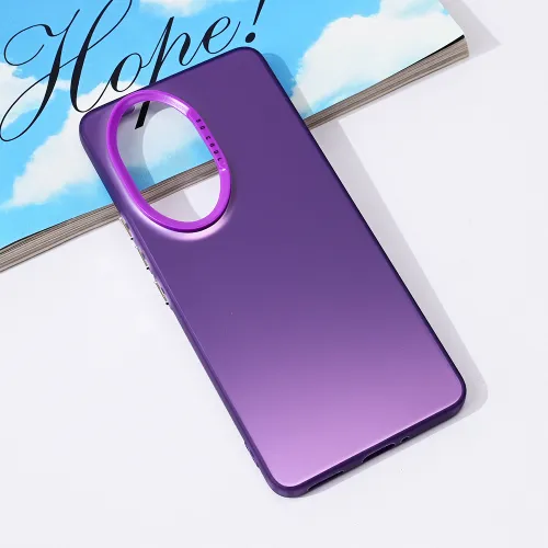 Futrola - maska Clear za Huawei Honor 200 Pro ljubicasta.