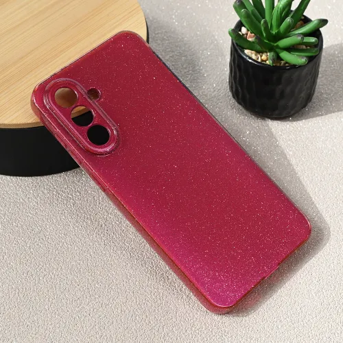 Futrola - maska Sparkle Dust za Samsung A566 Galaxy A56 5G bordo.