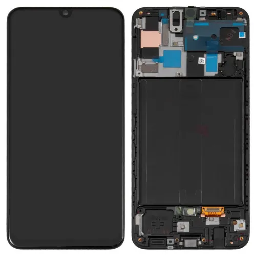 LCD ekran / displej za Samsung A505/Galaxy A50 2019 + touchscreen + frame Black OLED.
