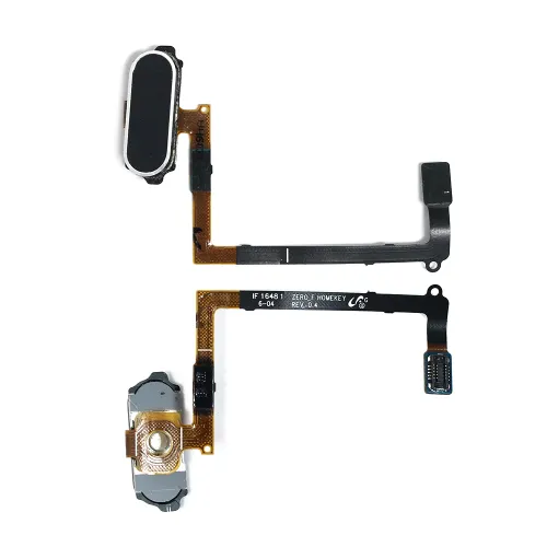 Flet kabl za Samsung G920 Galaxy S6 sa home tasterom(crnim)+Senzor otiska prsta za SPO SH.