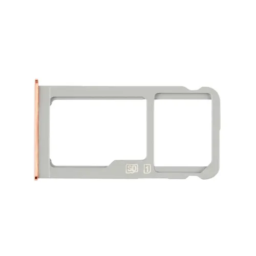 Drzac SIM+Micro SD kartice za Nokia 7 Plus white/copper.