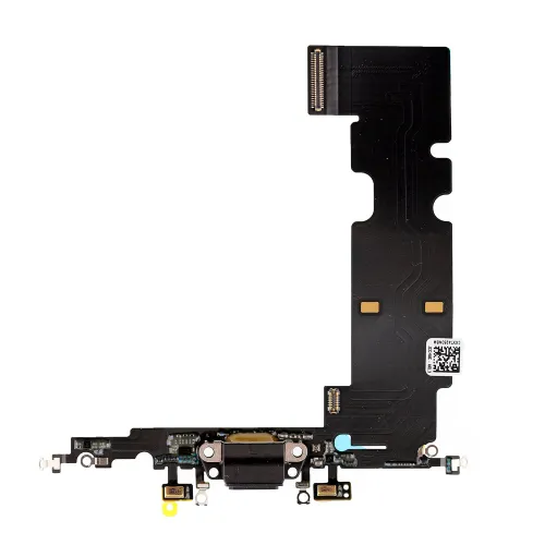 Flet kabl za iPhone 8 Plus sa konektorom punjenja crni.