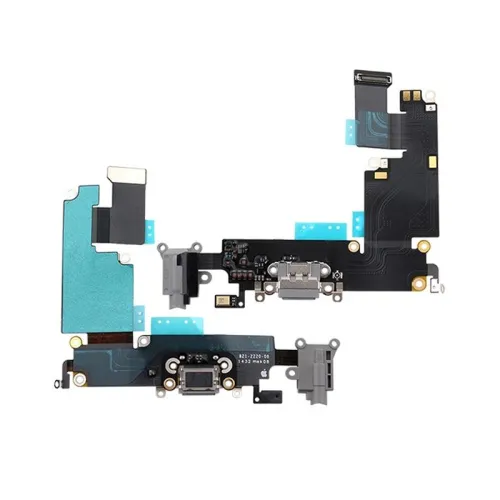 Flet kabl za iPhone 6 sa konektorom punjenja sivi.