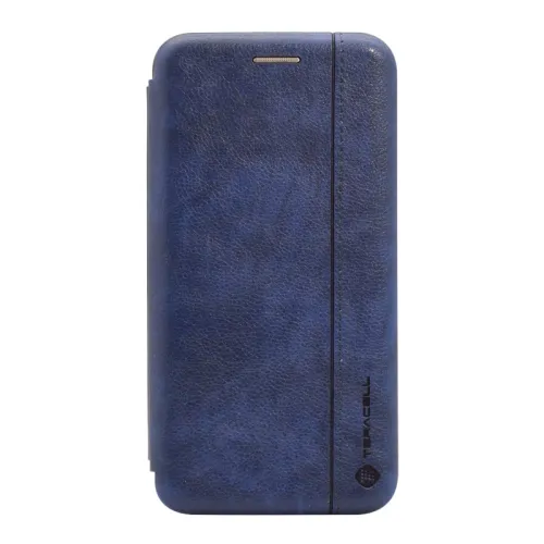 Futrola - maska Teracell Leather za Xiaomi Redmi 8A plava.