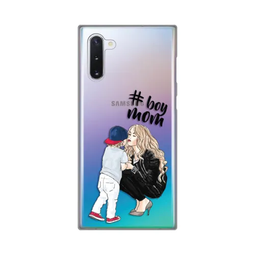 Silikonska futrola - maska print Skin za Samsung N970F Galaxy Note 10 Boy Mom.