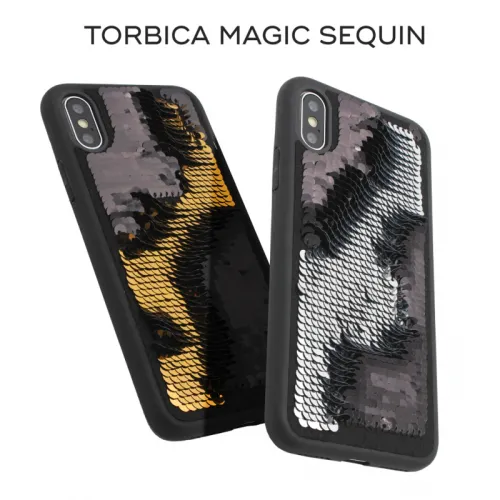 Futrola - maska Magic Sequin za iPhone 7 Plus/8 Plus zlatna.