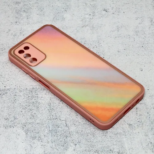 Futrola - maska Candy Marble za Samsung A037 Galaxy A03s roze.
