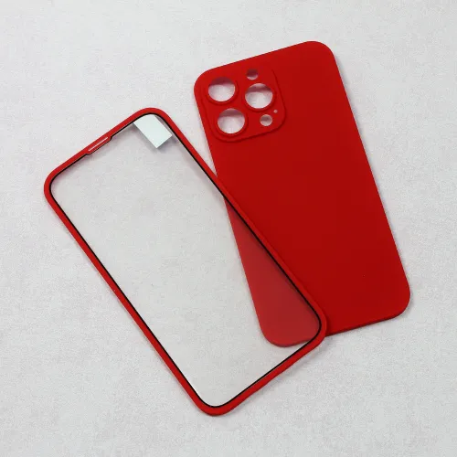 Futrola - maska Slim 360 Full za iPhone 13 Pro 6.1 crvena.