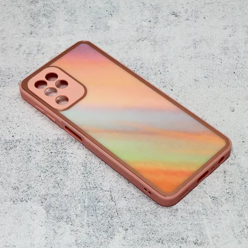 Futrola - maska Candy Marble za Samsung A225 Galaxy A22 roze.