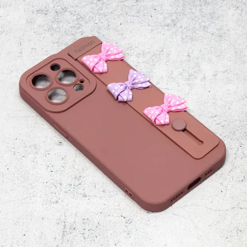 Futrola - maska Bow za iPhone 13 Pro 6.1 roze.