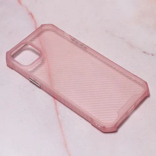 Futrola - maska Carbon Crystal za iPhone 14 Plus 6.7 pink.