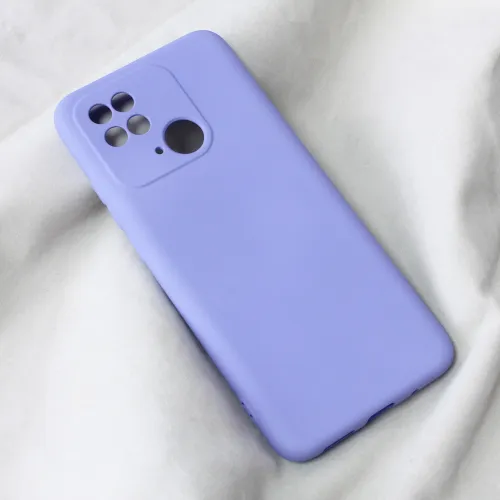 Futrola - maska Teracell Soft Velvet za Xiaomi Redmi 10C ljubicasta.