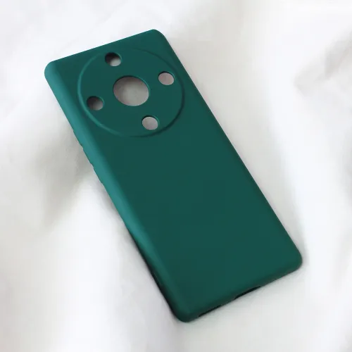 Futrola - maska Teracell Soft Velvet za Huawei Honor Magic 5 Lite tamno zelena.