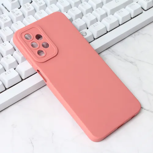 Futrola - maska Silikon Pro Camera za Samsung A235 Galaxy A23 roze.
