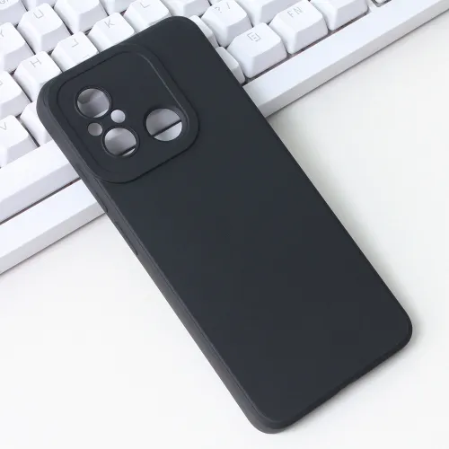 Futrola - maska Silikon Pro Camera za Xiaomi Redmi 12C crna.