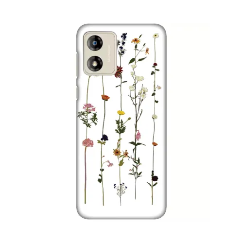 Silikonska futrola - maska print Skin za Motorola Moto E13 Flower.