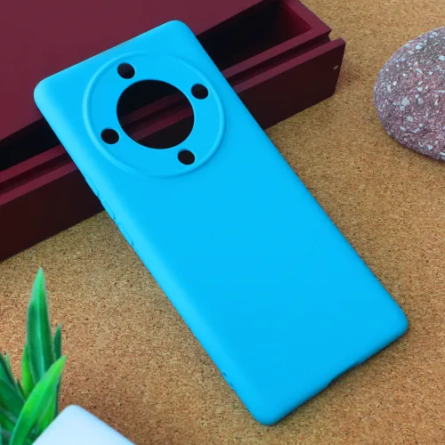 Futrola - maska Teracell Giulietta za Huawei Honor Magic 5 Lite mat svetlo plava.