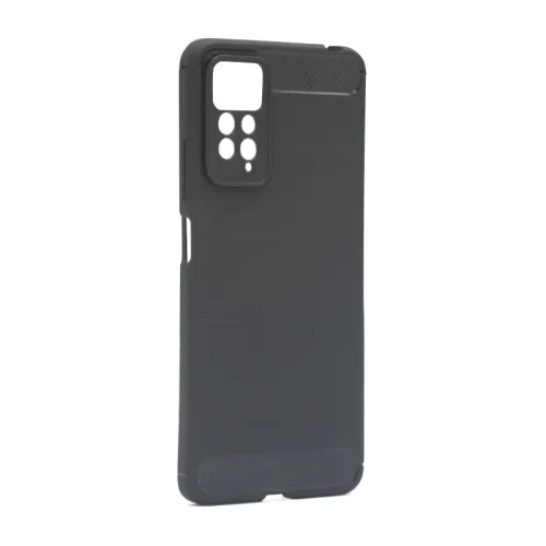 Silikonska futrola - maska BRUSHED za Xiaomi Redmi Note 11 Pro 5G crna (MS).