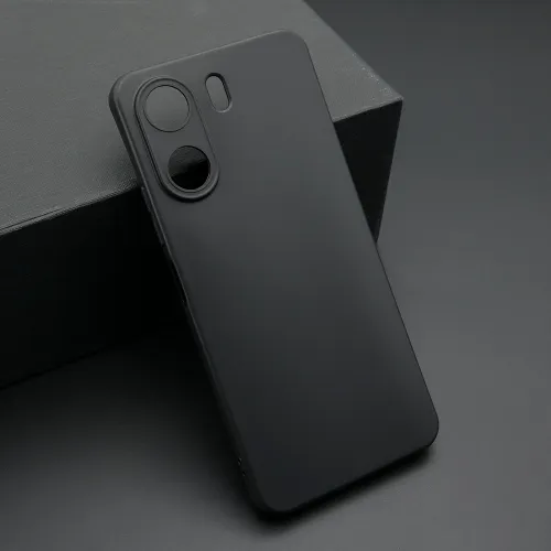 Futrola - maska ultra tanki KOLOR za Xiaomi Redmi 13C/Poco C65 crna (MS).