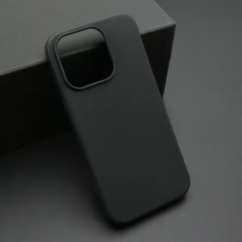 Futrola - maska ultra tanki KOLOR za iPhone 15 Pro (6.1) crna (MS).
