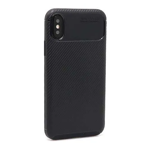 Futrola - maska CARBON za iPhone X/XS crna (MS).