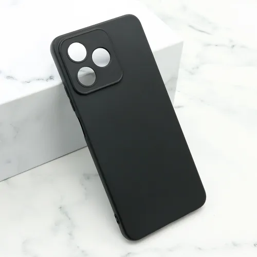 Futrola - maska ultra tanki KOLOR za Realme C51/C53 crna (MS).