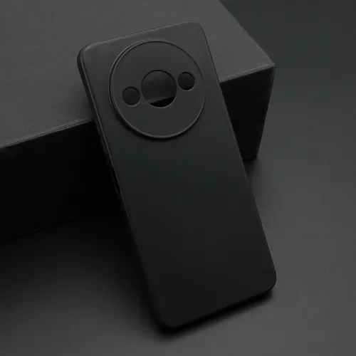 Futrola - maska ultra tanki KOLOR za Xiaomi Redmi A3 crna (MS).