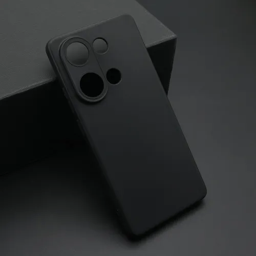 Futrola - maska ultra tanki KOLOR za Xiaomi Redmi Note 13 Pro 4G/Redmi Note 14S 4G crna (MS).
