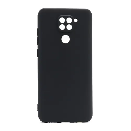 Futrola - maska ultra tanki KOLOR za Xiaomi Redmi Note 9 crna (MS).